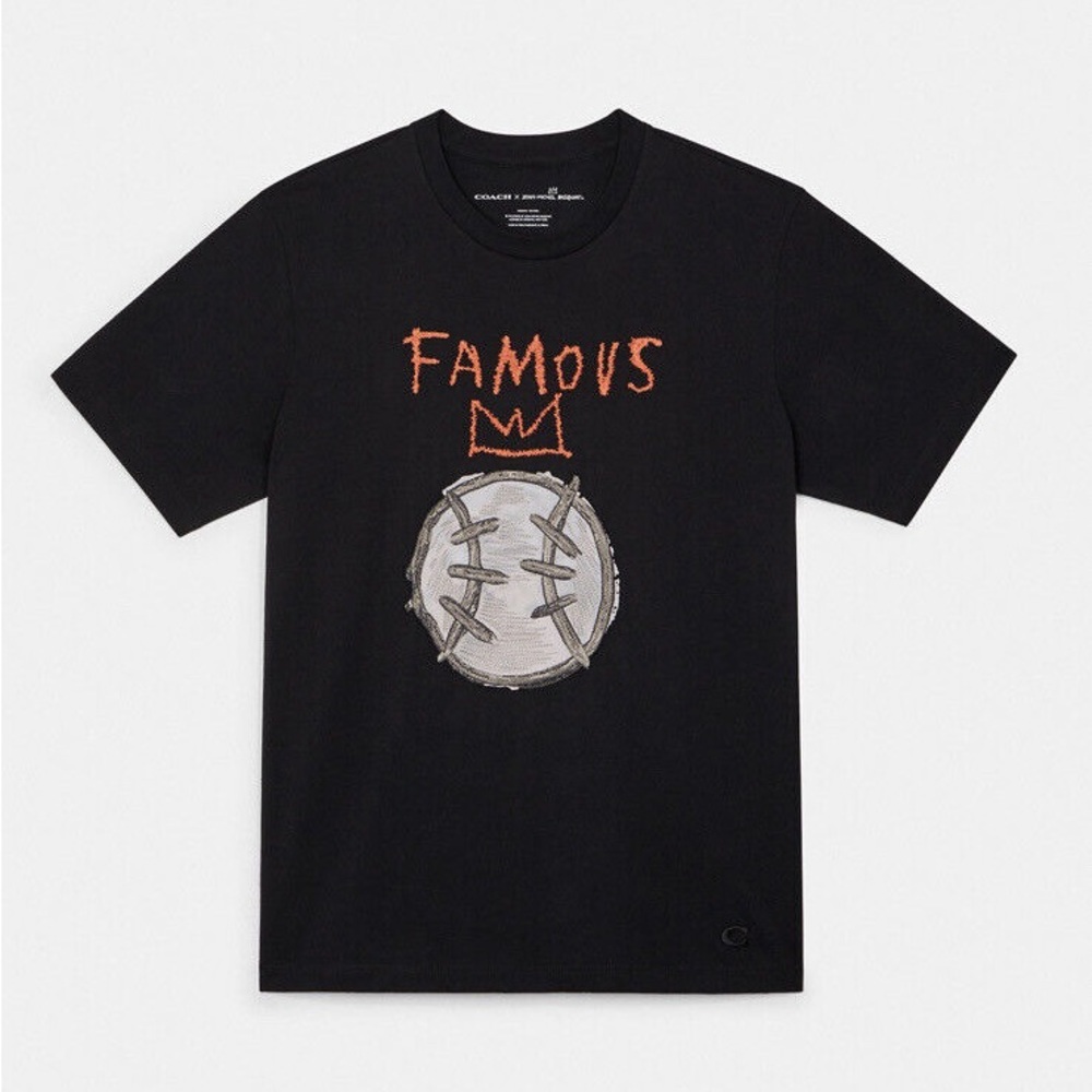 NWT COACH x Jean Michael Basquiat FAMOUS T-shirt size Small unisex